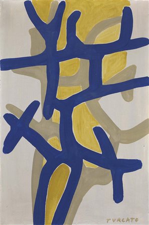 Giulio Turcato, Mantova 1912 - Roma 1995, Reticolo, 1957-58 ca., Olio su...