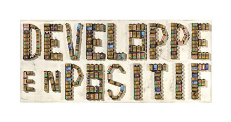 Mimmo Rotella, Catanzaro 1918 - Milano 2006, Insegna 2, 1993, Polimaterico su...