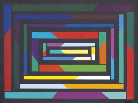 Piero Dorazio, Roma 1927 - Todi (Pg) 2005, Tyras, 1994, Olio su tela, cm....