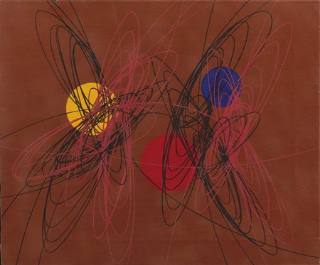 Roberto Crippa, Milano 1921 - Bresso (Mi) 1972, Senza titolo, 1951, Olio su...