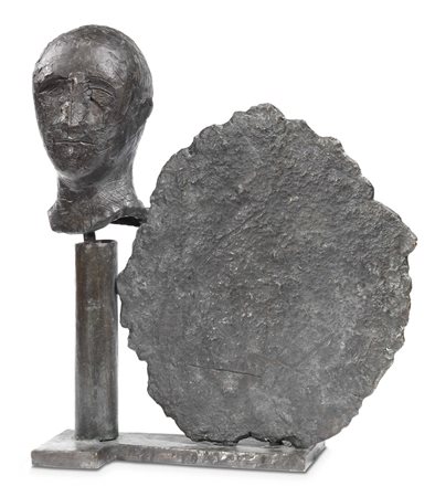 Mimmo Paladino, Paduli (Bn) 1948, Senza titolo, 2003, Scultura in bronzo, es....