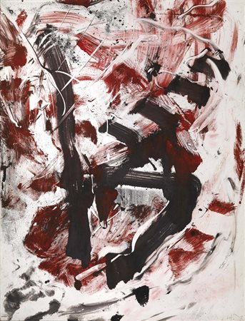 Emilio Vedova, Venezia 1919 - 2006, GT-EV 10/89 W. 21, 1989, Olio su carta...