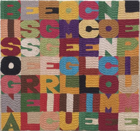 Alighiero Boetti, Torino 1940 - Roma 1994, Bisogna essere leggeri come gli...