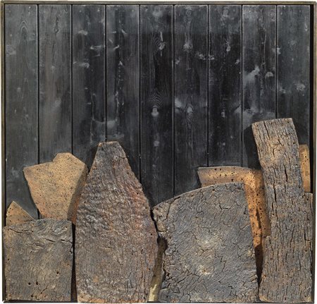 Roberto Crippa, Milano 1921 - Bresso (Mi) 1972, Senza titolo, 1961, Sughero e...