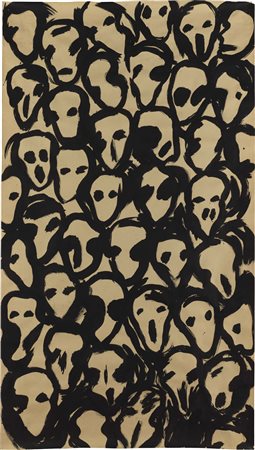 Jannis Kounellis, Atene 1936 - Roma 2017, Senza titolo, 1980, China su carta...