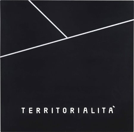 Vincenzo Agnetti, Milano 1926 - 1981, Assioma - Territorialità, 1972,...