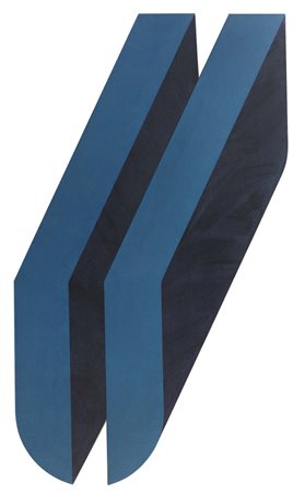 Rodolfo Aricò, Milano 1930 - 2002, Sospeso, (1971), Olio su tela tesa su...