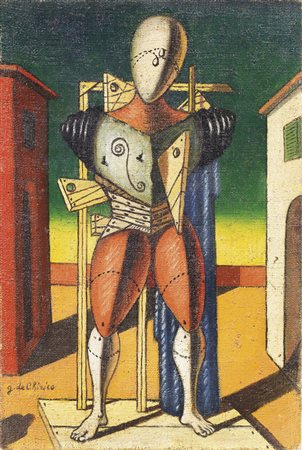Giorgio de Chirico, Volos 1888 - Roma 1978, Trovatore, fine anni Quaranta,...