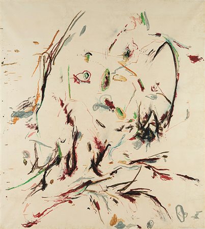 PIERO MANAI (Bologna 1951 - Bologna 1988) Testa, 1982 Gesso e smalto su carta...