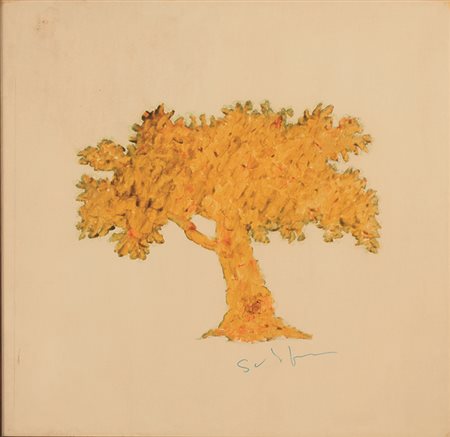 MARIO SCHIFANO (1934 - 1998) Senza titolo, S.d., seconda metà anni '70 101,5...