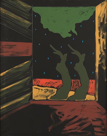 TANO FESTA (1938 - 1988) Senza titolo (Paesaggio), S.d., anni '80 Acrilico su...