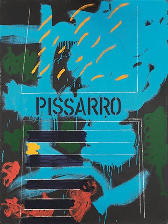 TANO FESTA (1938 - 1988) Pissarro, 1971 Smalto su tela 115 x 90 cm Sul retro...