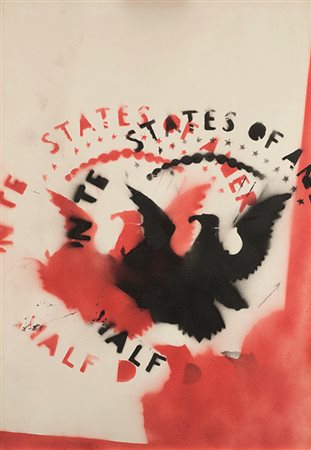 FRANCO ANGELI (1935 - 1988) Senza titolo, s.d., fine anni '60 - inizio '70...