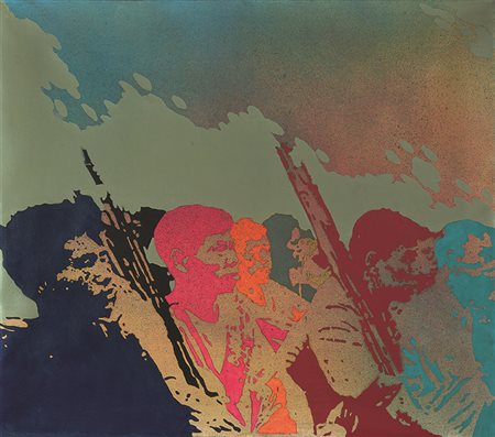 GIANGIACOMO SPADARI (1938 - 1997) Il falsoscopo, 1967 Acrilico e tela...