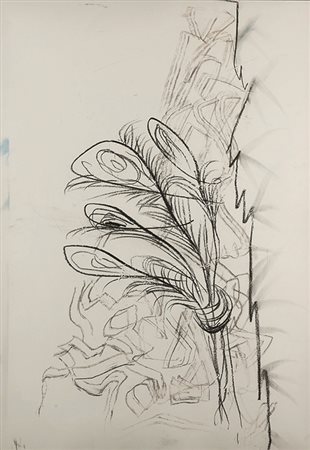 GIACINTO CERONE (1957 - 2004) Senza titolo, S.d. Pastelli e carboncino su...