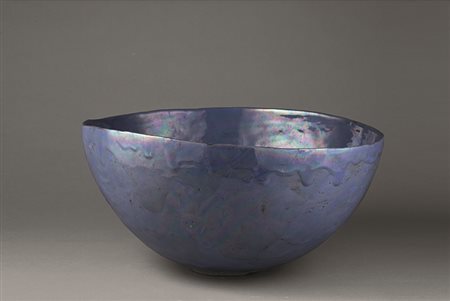 MELOTTI FAUSTO (1901 - 1986) Coppa, 1960 Ceramica smaltata policroma 16 x...