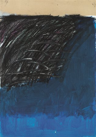 NANNI VALENTINI (1932 - 1985) Senza titolo, S.d. Tecnica mista su cartoncino...