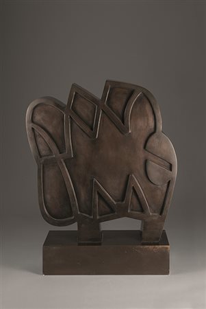 PIETRO CONSAGRA (Mazara del Vallo 1920 - Milano 2005) Bifrontale, S.d....