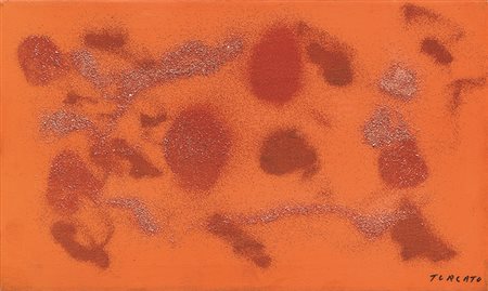 GIULIO TURCATO (1912 - 1995) Cangiante, 1970 ca. Acrilico e tecnica mista su...