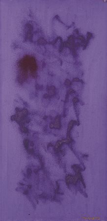 GIULIO TURCATO (1912 - 1995) Fluorescente, 1969 Olio e sabbia su tela 100 x...