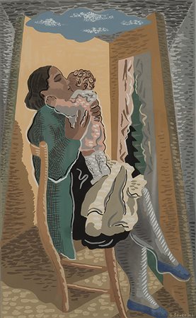 GINO SEVERINI (1883 - 1966) Maternité, Dodicesima tavola per Fleurs et...