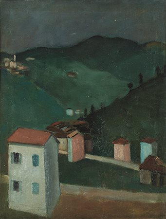 UMBERTO LILLONI (Milano 01/03/1898 - Milano 1980) Case a Montù Beccaria, 1928...