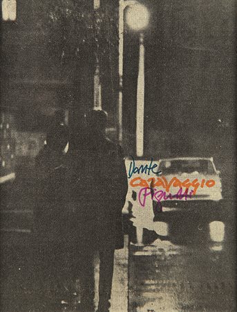 PIGNOTTI (1926) Dante, Caravaggio, Pignotti, S.d. Tecnica mista 16,5 x 12,65...