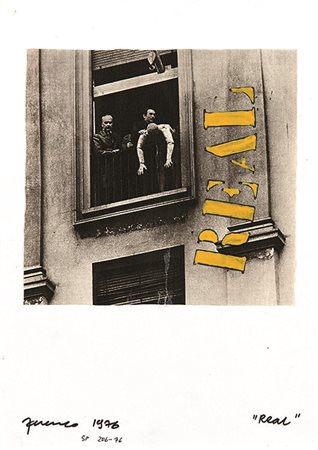 SARENCO (1945-2017) Real, 1976 Collage e tecnica mista su cartoncino 31 x 22...