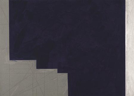 GIANFRANCO PARDI (1933 - 2012) Diagonale, 1979 Olio su cartone 70 x 100 cm...