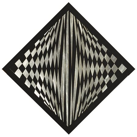 DADAMAINO (1930 - 2004) Oggetto ottico dinamico, 1962-1964 Alluminio fresato...