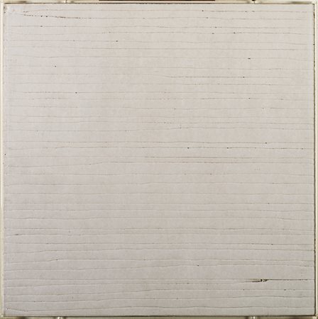 PAOLO MASI (Firenze 1933) Cart. II, 1975 Tecnica mista (cartone rigato) 40 x...