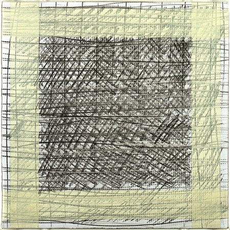 PAOLO MASI (Firenze 1933) Cart. IV, 1975 Tecnica mista (matita e collage su...