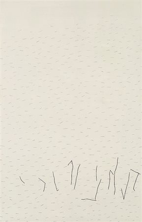 MARCO GASTINI (1938) Ininterrottamente, 1975 Acrilico su plexiglass su carta...