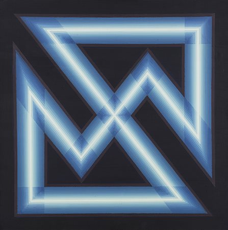 RINO SERNAGLIA (1936) Luce e ombra, 2011 acrilico su tela 80 x 80 cm Firmato...