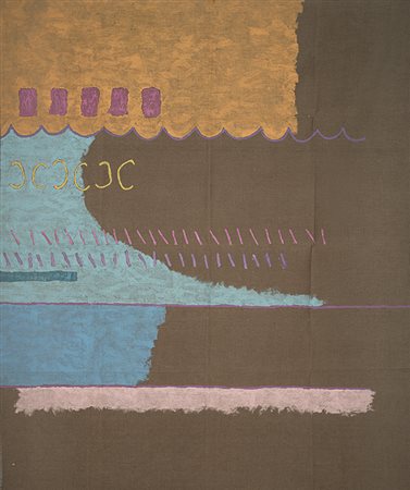 GIORGIO GRIFFA (1936) Campo Azzurro, 1986 Acrilico su tela 283 x 243 cm...