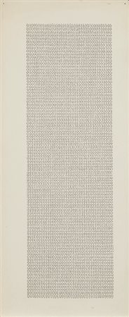 DADAMAINO (1930 - 2004) Alfabeto della mente, I fatti della vita, Lettera n....