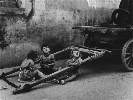 NINO MIGLIORI (1926) Mother's voice Stampa in bianconero ai sali d'argento su...