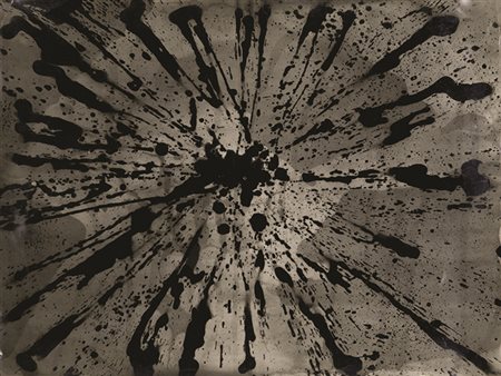 PAOLO MONTI (1908 - 1982) Senza titolo Anni '60 Chimigramma 29,7 x 39,6 cm...