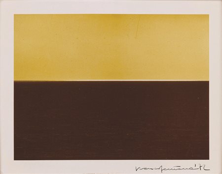 FRANCO FONTANA (1933) Paesaggio 1972 C-print 18 x 22,5 cm Firmata e datata in...