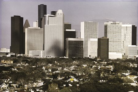 FRANCO FONTANA (1933) Houston 1985 C-print 40 x 60,5 cm Firmata, datata e...