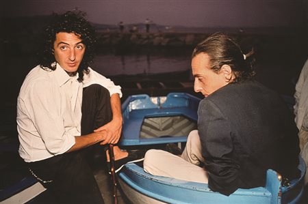 NAN GOLDIN (1953) Daniele e Vittorio in the boat: Naples 1986 C-print 70 x...
