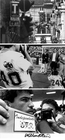 WILLIAM KLEIN (1928) Torino 90 1990 3 stampe ai sali d'argento su carta...