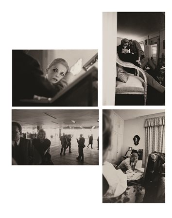 DOUGLAS KIRKLAND (1935) Virna Lisi 4 fotografie in bianconero 20 x 25 cm...