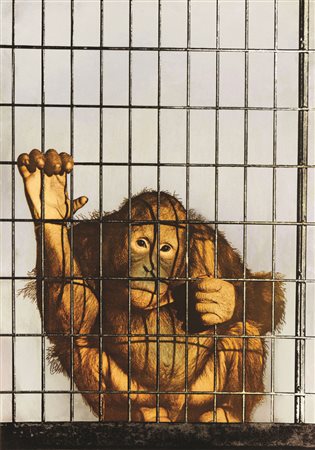 MICHELANGELO PISTOLETTO (1933) Senza titolo Serigrafia su acciaio inox...