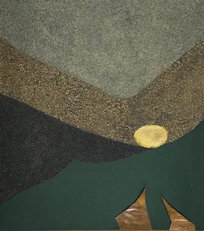 Dino Castelvecchi ( Lucca 1935 ) Senza titolo Tecnica mista e applicazione su...