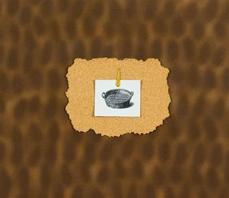 Concetto Pozzati ( Vò di Padova 1935 ) Economia rustica 1975 Collage e...