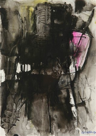 Agenore Fabbri ( Barba (Pt) 1911 Savona 1998 ) Personaggio spaziale 1960...