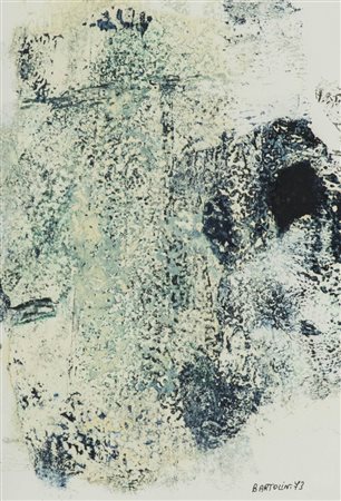 Luciano Bartolini ( Fiesole 1948 Fiesole 1994 ) Senza titolo 1973 Tecnica...