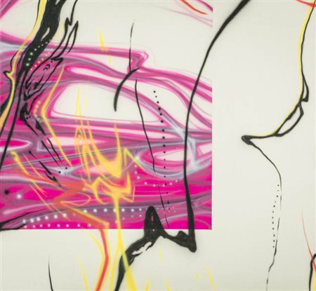 Gerardo Paoletti ( Prato 1974 ) Candid eyes 2002 Airbrush su tela, cm. 70x90...