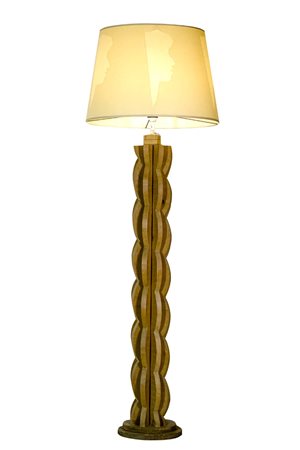 Mario Ceroli ( Castelfrentano (Ch) 1938 ) Lampada prototipo per Poltronova...